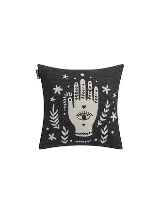 DAVID FUSSENEGGER | Housse de coussin SILVRETTA Main 40x40cm Anthracite | 